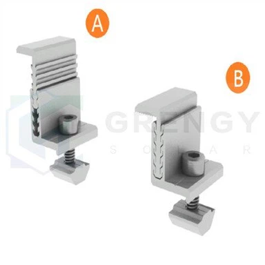 Abrazaderas solares ajustables