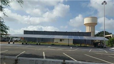 Estructura de montaje de cochera solar de aleación de aluminio