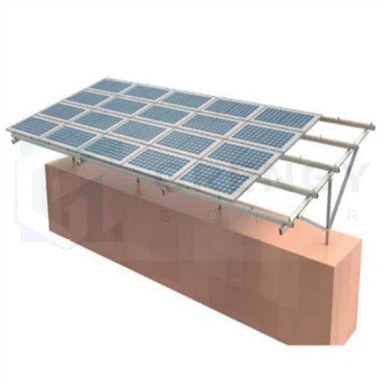 Soporte de tornillo de tierra con un solo polo