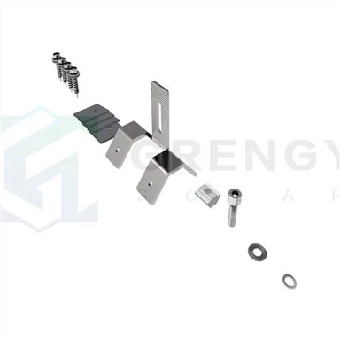 Abrazadera de techo de metal