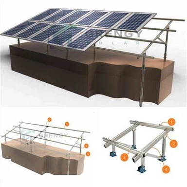Instalación rápida Estructura de montaje solar en tierra