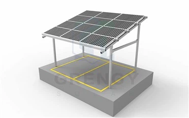 Sistemas de cocheras solares de aluminio
