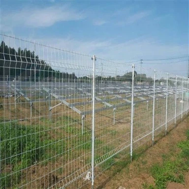 Valla de hierro galvanizado para sistema solar
