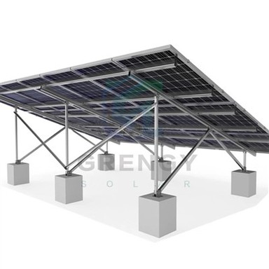 Estructura de montaje en tierra de paneles solares