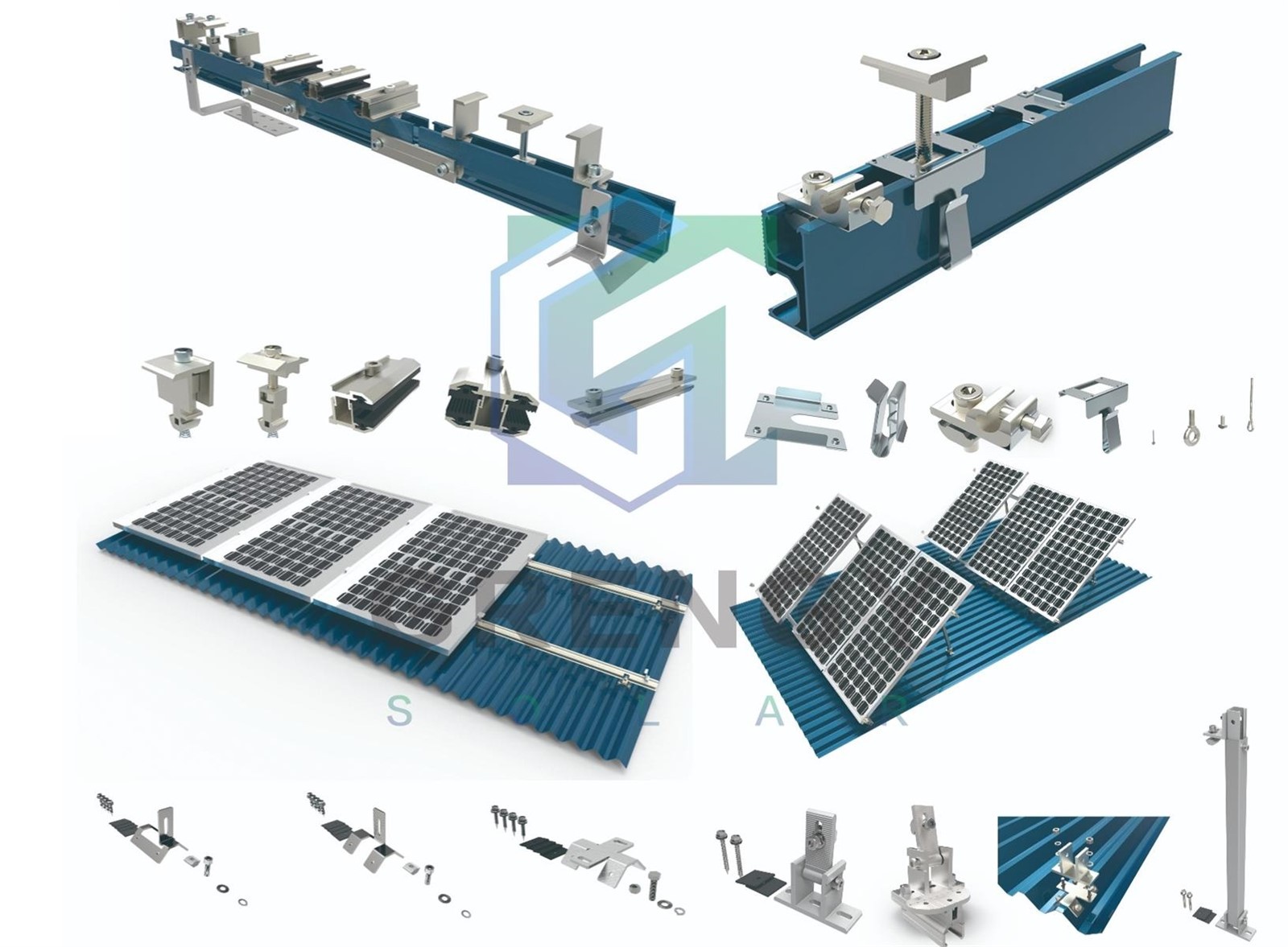 Metal Roof Solar PV Mounting Systems metal roof solar mounting accessories Metal Roof Solar PV Mounting Systems metal roof solar mounting accessories