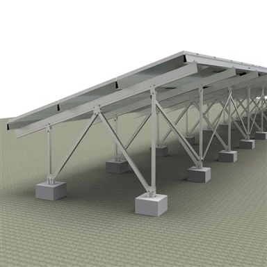 Soporte de suelo de aluminio para cimientos de hormigón