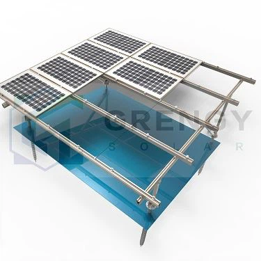 installation of single row solar bracket(001)
