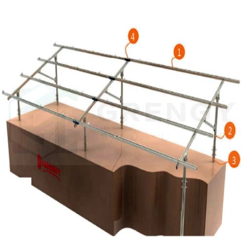 pilling solar bracket with double poles(001)