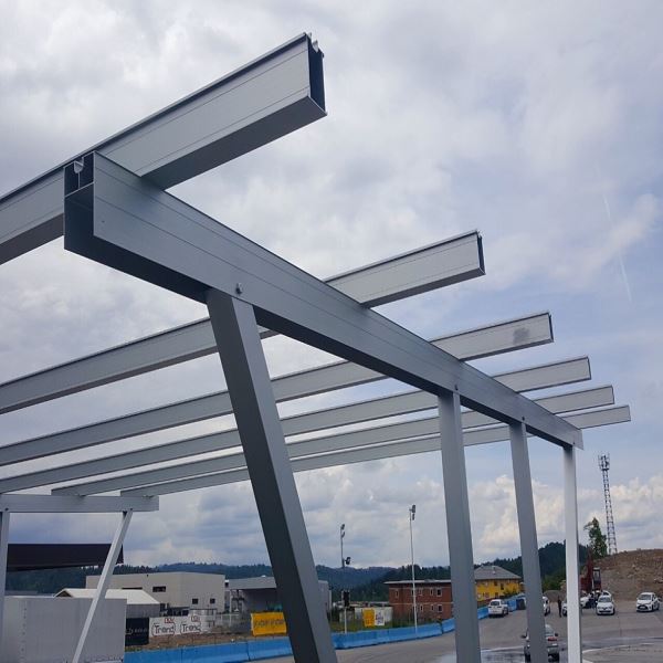 Sistema de montaje de carpa solar de aleación de aluminio