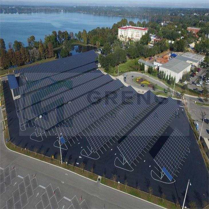 Antirust Solar Parking Lot Mounting Structure
