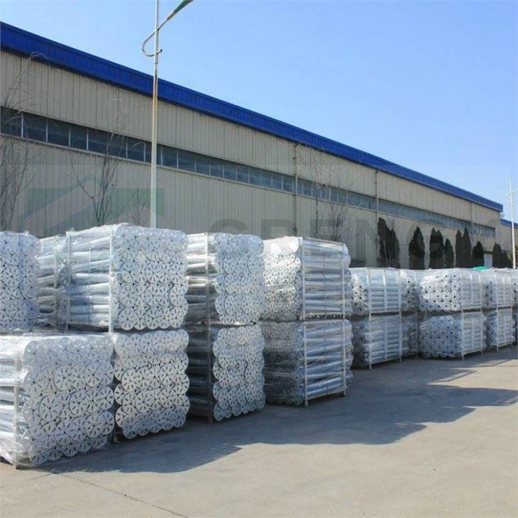 after packaging of ground screw piles