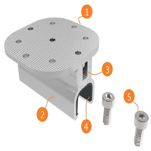 non-penetration solar clamp