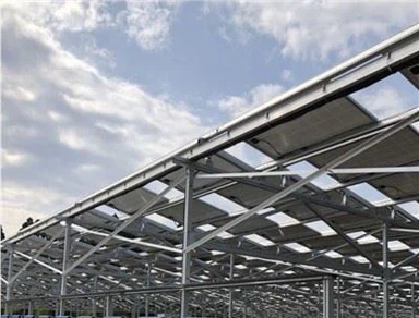 Soporte de montaje solar en la agricultura