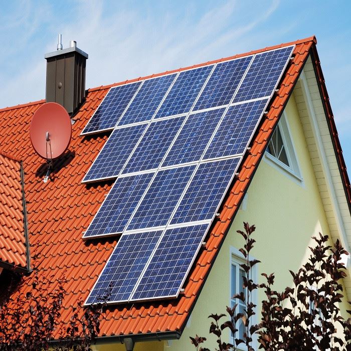 roof mounted pv system