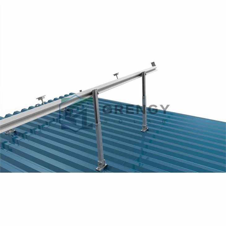 Aluminum Triangle Adjustable Angle Solar Panels Roof Mounting Racking