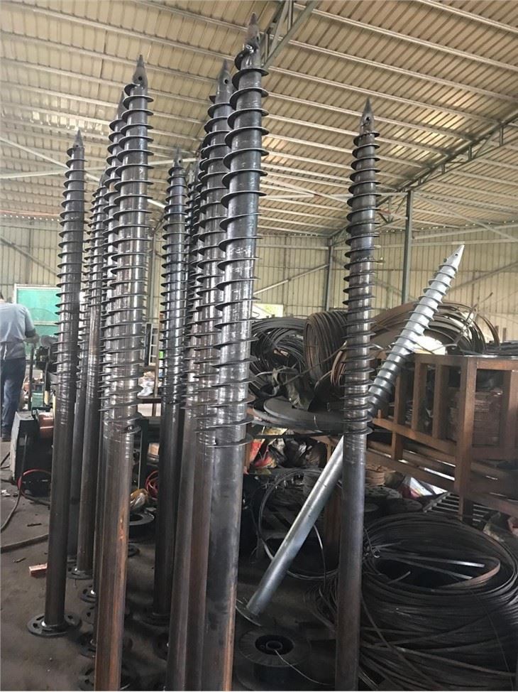 Tornillo de tierra Tornillo de hoja de anclaje de poste