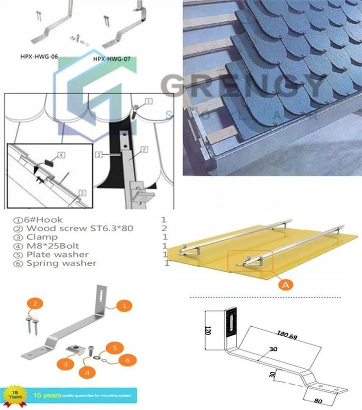 Asphalt roof hook