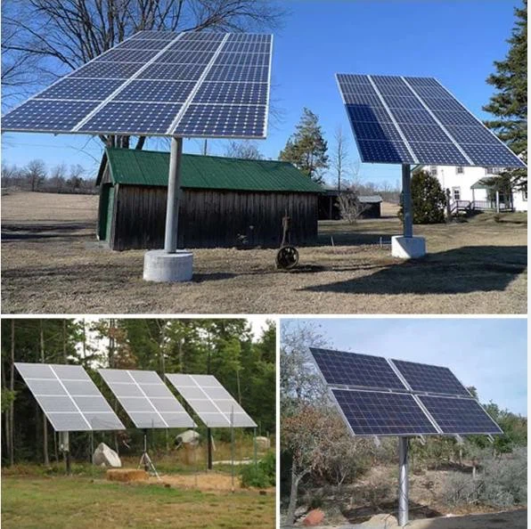 Single Pole Solar Mounting Structure