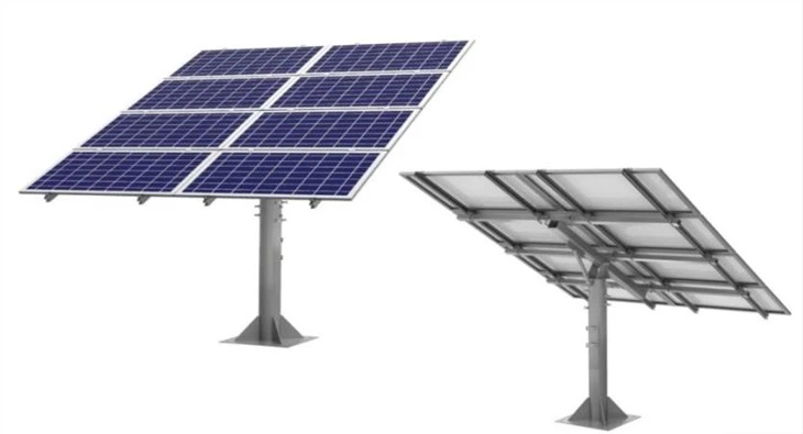 Single Pole Solar Mounting Structure