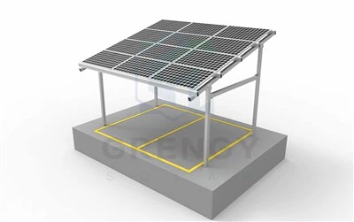 Sistemas de cocheras solares de aluminio