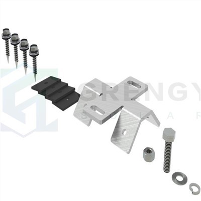 Abrazaderas solares para tejados metálicos trapezoidales