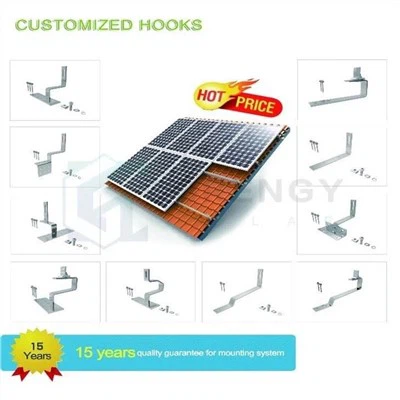 Soportes de montaje de techo solar