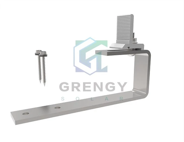 Stainless Steel Tile Roof Hook For Solar Mounting Structure