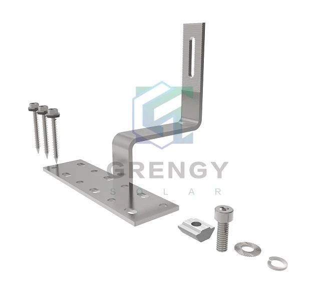 Stainless Steel Tile Roof Hook For Solar Mounting Structure
