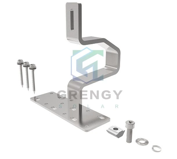 Stainless Steel Tile Roof Hook For Solar Mounting Structure