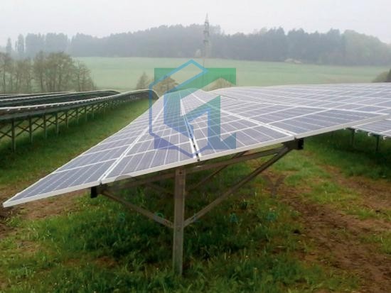 C Type Carbon Steel Ground Mounting System