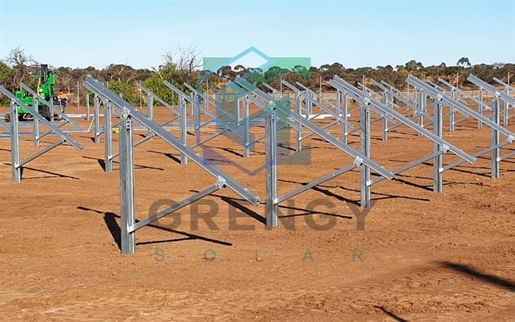 C Type Carbon Steel Ground Mounting System