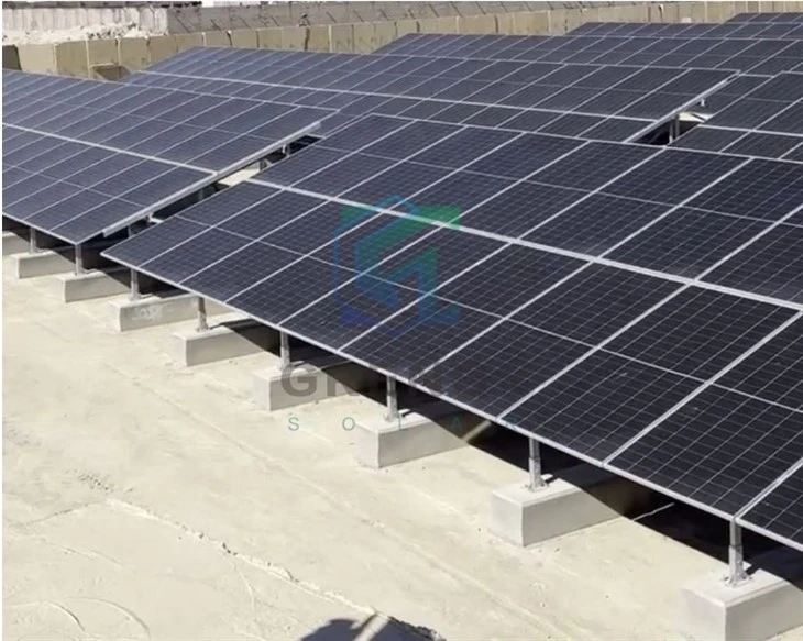 Concrete Foundation Solar Mounting Structure