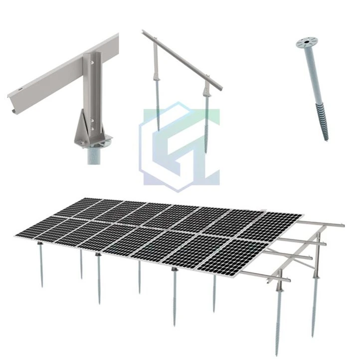 Mesas de montaje en tierra fotovoltaicas personalizadas para granjas solares/residenciales y comerciales