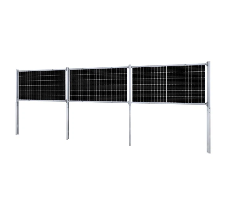 Estructura de montaje solar vertical de doble-uso