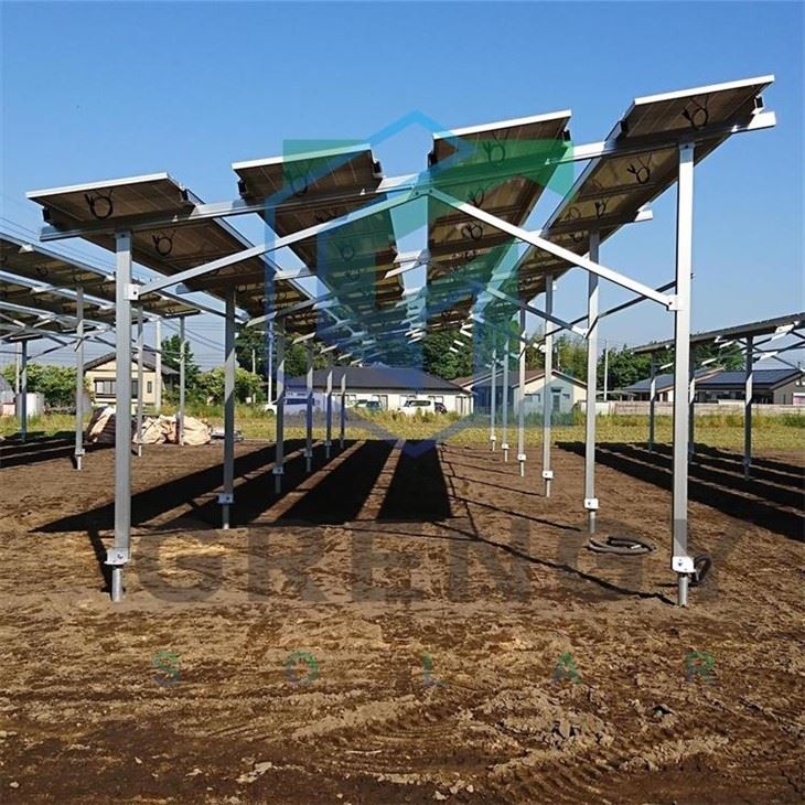 Estructura de montaje en el suelo|Sistema de montaje agrivoltaico