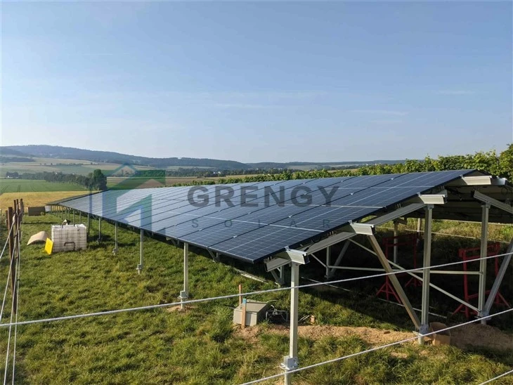 Ground Mounting Structure | Agrivoltaic Mounting System factory
