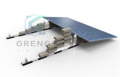 Montaje inclinable de panel solar ajustable