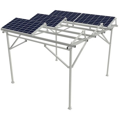 Sistema de montaje solar agrícola-