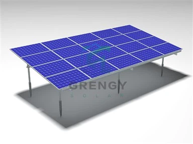 Estructura de montaje de panel solar modular de aluminio