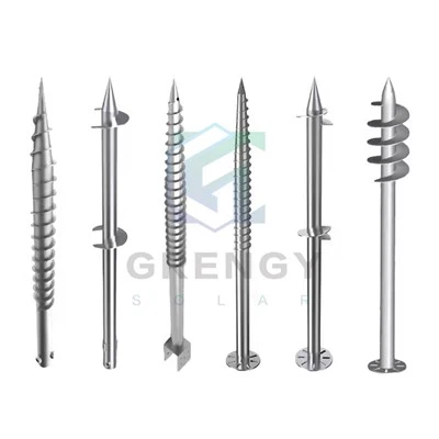 Montones de tornillo de poste de la cerca