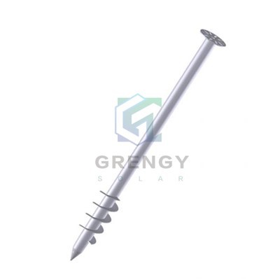 Tornillo de tierra con cuatro cuchillas