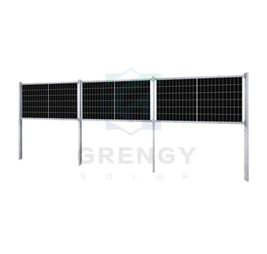 Estructura de montaje de cerca solar