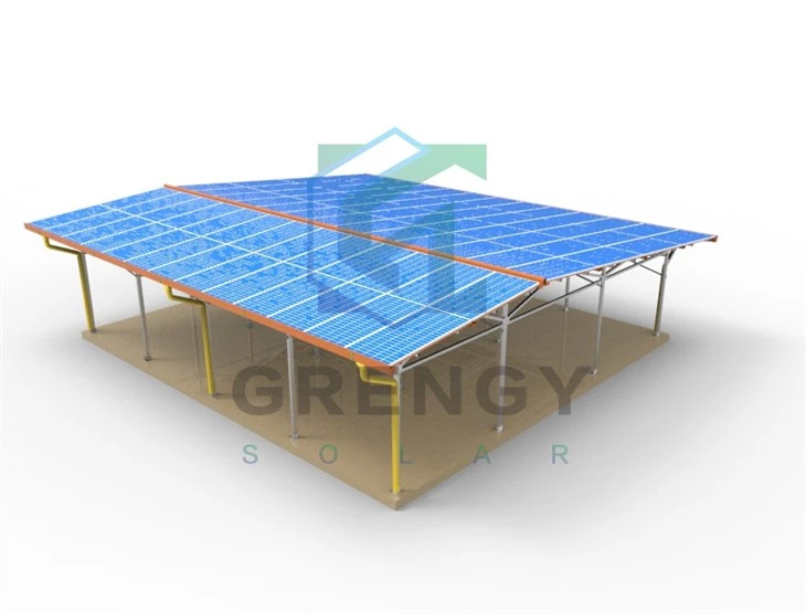 Toldo solar para cochera