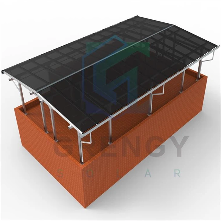 Solar Canopy Racking System factory