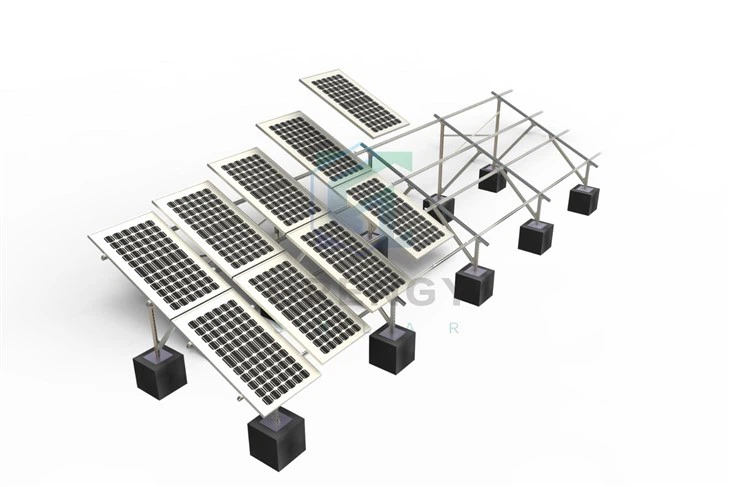 Solar Panel Racking System Concrete Base
